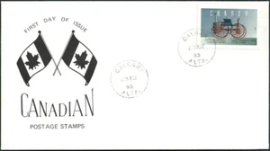 Canada #1490a Historic Land Vehicle Brand New 1993 Special Event Cachet - Picture 1 of 2