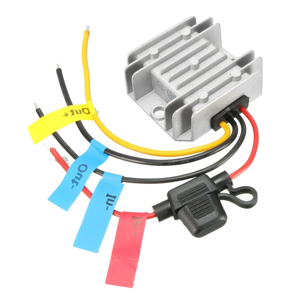 METALLIXITY Power Converter Regulator DC 12V/24V to DC 6V 10A 60W Waterproof Voltage