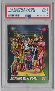 1992 Marvel Universe #176 Avengers West Coast  - PSA 9 MINT - Picture 1 of 2