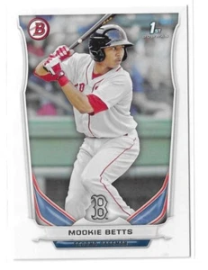2014 Bowman #BP109 Mookie Betts 1st bowman RC - Picture 1 of 1