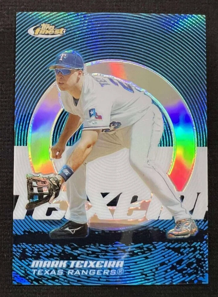 MARK TEIXEIRA Texas Rangers 2005 Topps Finest Refractor #106 MLB #144/299 - Image 1 of 1