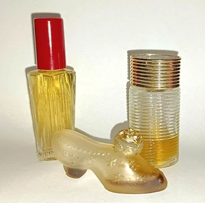 Lote de 3 botellas de perfume miniatura Avon Brocade, Night Odyssey, Moonwind Slipper - Imagen 1 de 5