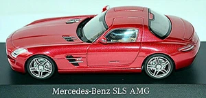 Mercedes AMG SLS C197 Coupé 2009-13 Le Mans Rojo Metálico 1:43 Schuco - Imagen 1 de 4