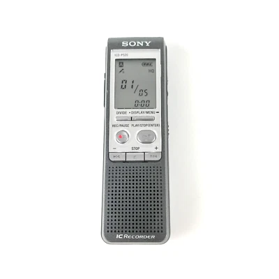 Sony ICD-P520 Digital Voice Recorder - 256 MB Built-in Flash Memory USB - TESTED - Image 1 of 4