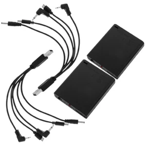 2 Pcs External Emergency Backup Battery Multi-jack Adapter - Zdjęcie 1 z 12