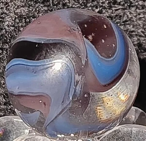 VINTAGE MARBLE KING "HERCULES" RAINBOW MARBLE. 0.61" MINT+. TOP SHELF EXAMPLE - Picture 1 of 8