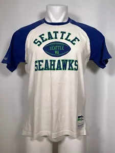 Seattle Seahawks NFL Mitchell & Ness Training Camp Raglan T-Shirt Men's MEDIUM - Picture 1 of 12