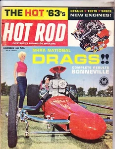 HOT ROD MAGAZINE-----NOVEMBER 1962 - Picture 1 of 1