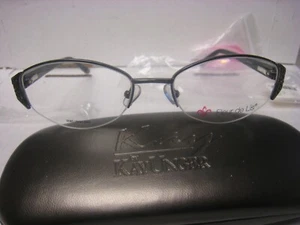 FLEUR DE LIS Eyeglass Frames Style L113 in GRAY 53-18-135-34v w/ Gen-case - Picture 1 of 6