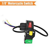 Horn Turn Signal Headlight ON/OFF Switch For Scooter Motorcycle 7/8" Handlebar