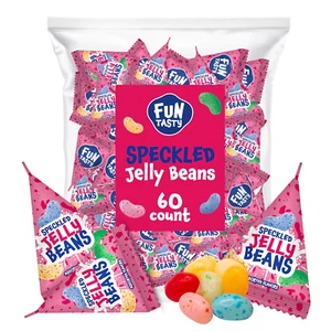 Jelly Beans - 60 Count Pack (12 Ounces) - Assorted Fruit Flavors - Picture 1 of 12