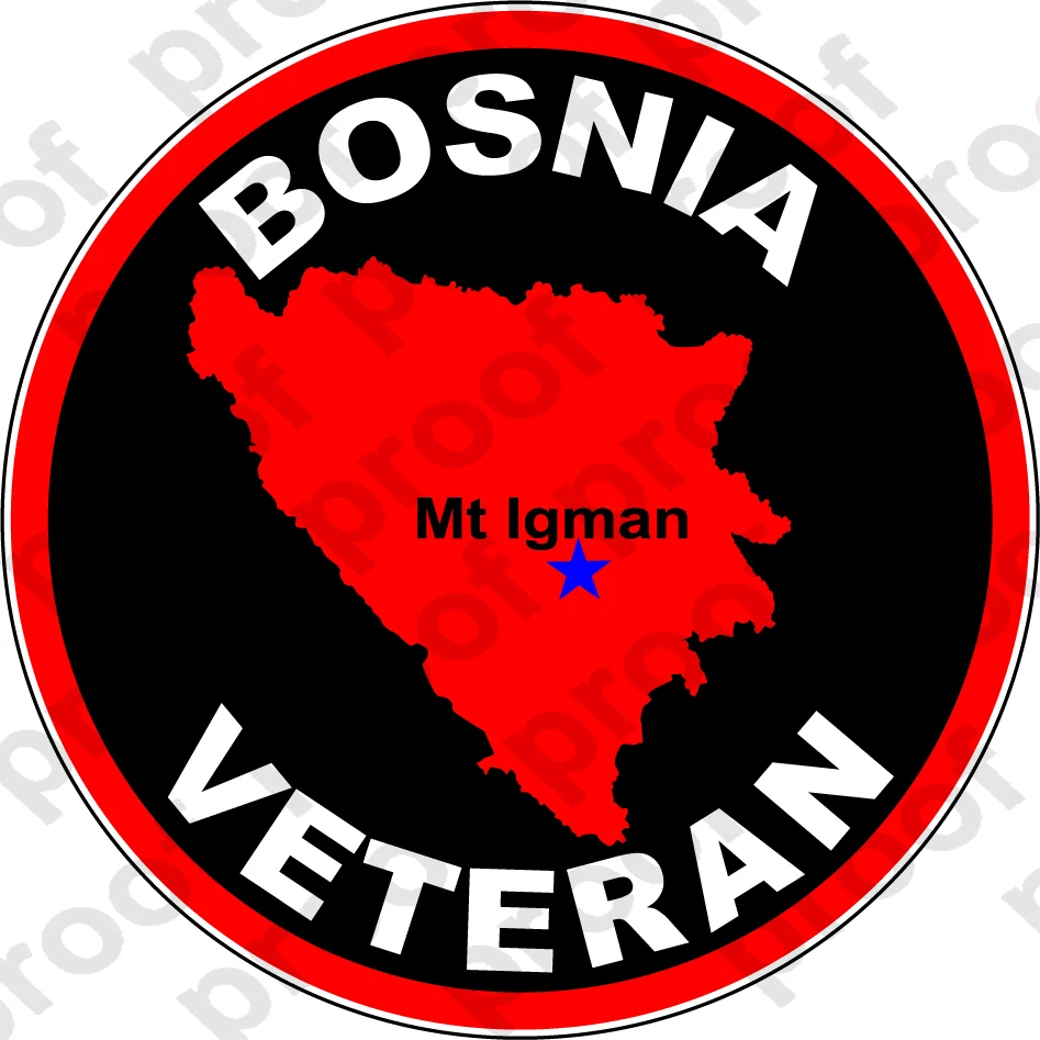 STICKER BOSNIA VET