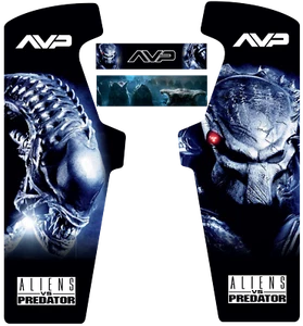 Alien Vs Predator Upright Arcade Graphics - Picture 1 of 1