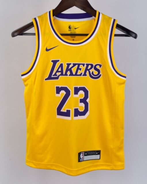 Men's Los Angeles Lakers LeBron James Nike Black City Edition Swingman  Jersey