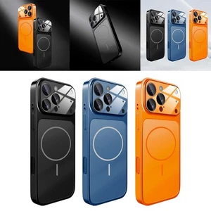 per iPhone17/17Air/17Pro/17 ProMax Vetro Smerigliato Inclusa Custodia Telefono Magnetica; - Foto 1 di 27