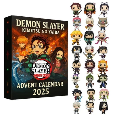 2025 Demon-Slayer Advent Calendar With 24Days Surprise Collectible For Kids - Image 1 of 4
