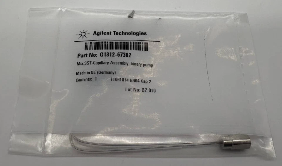 Conjunto capilar de mistura Agilent para bomba binária G1312-67302 — NOVO - Imagem 1 de 1