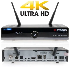 Combo OCTAGON SF8008 4K UHD 2160p H.265 HEVC E2 Linux Doble Wifi DVB-S2X y T2C - Imagen 1 de 5