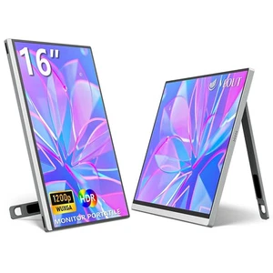 Segunda pantalla externa para MacBook Pro (plateada), 1920x1200 IPS 16 pulgadas de viaje... - Imagen 1 de 9