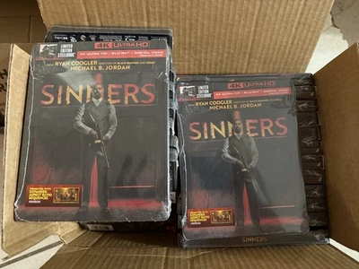 Sinners Limited Edition Steelbook 4K Ultra HD + Blu-ray Sealed New Foto 1 de 4