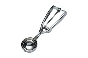 KitchenCraft Deluxe Stainless Steel 4.9cm (49mm) Ice Cream Scoop - Picture 1 of 3