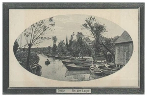 S8720/ Pöitz Police An der Larpe 1920  Pommern  AK - Bild 1 von 2