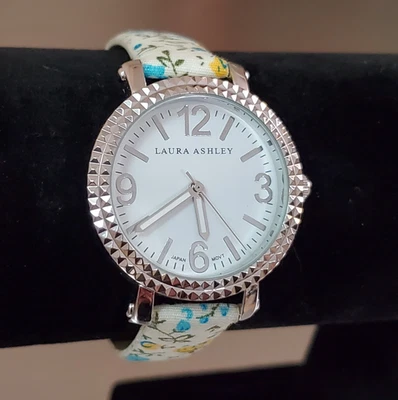 Reloj Mujer Laura Ashley Multicolor Patrón Floral Banda Analógico Cuarzo 34 mm Foto 1 de 4
