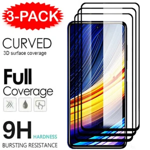 For Xiaomi Poco X3 X4 X5 X6 X7 Pro F6 M5 M6 Pro Tempered Glass Screen Protector - Picture 1 of 12