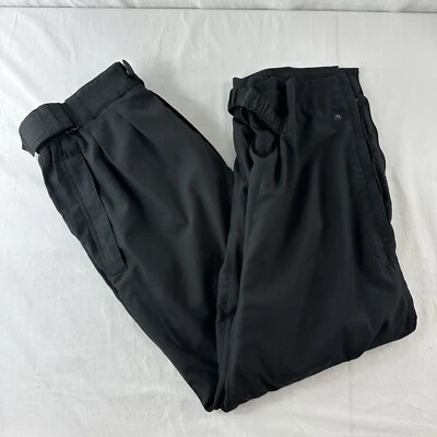 Pantalones de golf Sun Mountain negros talla L impermeables a prueba de viento de colección años 90 cintura ajustable Foto 1 de 4