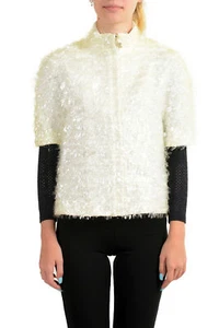 Moncler Women's "Manuela" Off White Cropped Jacket Moncler sz 0 US XS - Picture 1 of 7