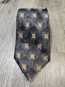 Robert Talbott Best of Class extralange Seidenkrawatte 62 Zoll x 3,75 Zoll geometrisches Muster - Bild 1 von 7