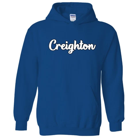 Creighton Bluejays Basic Script - Team Color Hoodie - Royal Cover