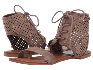 Sandalia con cordones perforada ROXY Bree (2125) marrón talla 9M - Imagen 1 de 7
