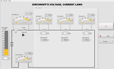 Kirchhoff's Current Voltage Laws Simulator Software to do practical exercises