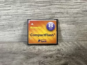 CARTE CF EXC++ A DATA SPEEDY 8 Go, étui à bijoux, formaté, légèrement utilisé l81 - Photo 1 sur 2