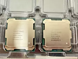 LOT OF 2 Pair Intel Xeon E5-2690v4 2.6Ghz 14-Core 135W 35MB LGA2011-3 CPU SR2N2 - Picture 1 of 2