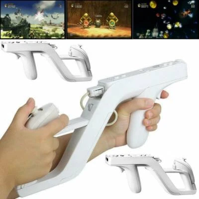 2 Zapper Gun for Nintendo Wii Remote Wiimote Controller - Image 1 of 3