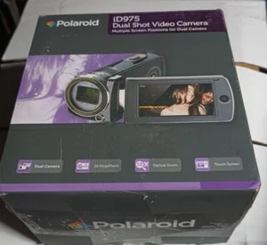 Polaroid ID975-RED16MP Camcorder with 3-Inch LCD Touch Screen (Red) w/0 Charger  - Picture 1 of 9
