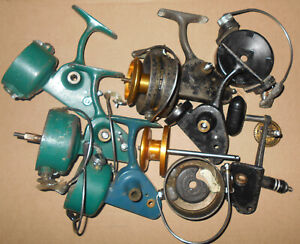 Vintage Mixed Lot of PENN SPINFISHER Spinning Fishing Reels for PARTS / REPAIR