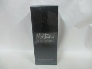 Montana Black per Uomo Eau De Toilette Vapo 125 ML Confezione Nuovo