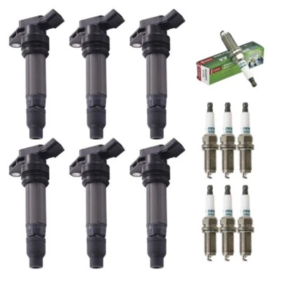 Nuevo Juego de 6 Bobinas de Encendido y Bujías Denso para Volvo S60 S80 V70 XC60 XC70 L6 Foto 1 de 4