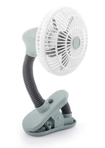 O2COOL 4 Inch Clip On Stroller Fan, Portable Battery Operated for Outdoor - Picture 1 of 5
