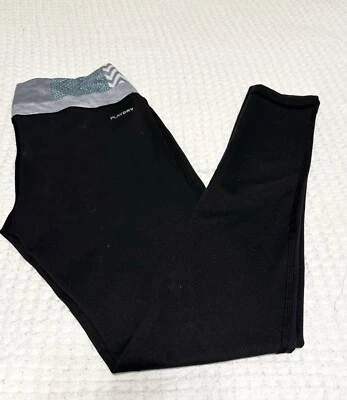 Calça Reebok Feminina Pequena Play Dry Preta Pull On Stretch 2 - Imagem 1 de 4