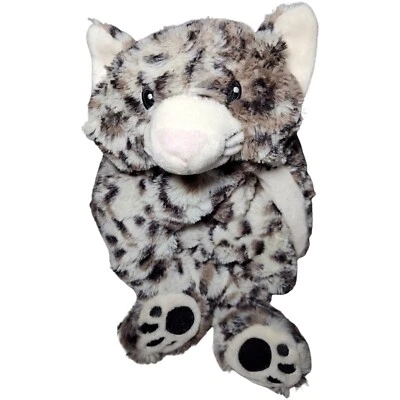 Little Miracles Plush Cheetah Cat Pillow Blanket Set Snuggle Me Costco Leopard - Image 1 of 4