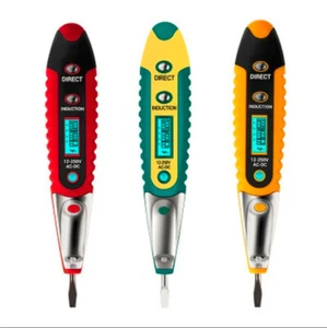 Voltage Electric Tester Volt Detector Test Pen AC DC Non-Contact Sensor 12-250V - Imagen 1 de 14