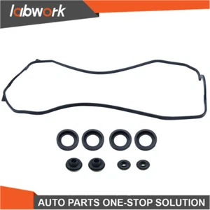 Labwork Valve Cover Gasket Set For Honda CRX Civic 88-95 1.5L 1.6L D15B2 D15B7 - Picture 1 of 9