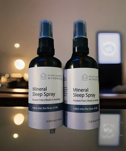 2 Highlander Minerals Mineral Sleep Spray Lavender & Sweet Pea Flower- Australia - Picture 1 of 1
