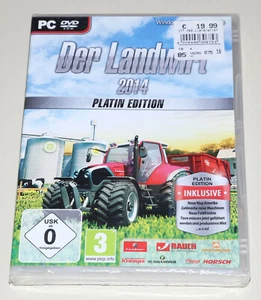 DER LANDWIRT 2014 PLATIN - PC DVD - NEU & IN FOLIE - NEW & SEALED - SIMULATOR - Picture 1 of 2