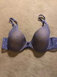 Maidenform Damen-BH lila Tupfen Größe 34B - Bild 1 von 11