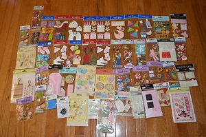 Lot Of Embellishments Scrap Book New In Package Bliss Sticker Adhesive - Picture 1 of 8